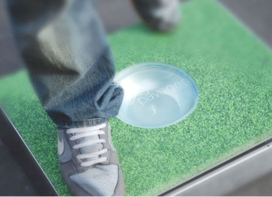 Тротуарная плитка, вырабатывающая электроэнергию